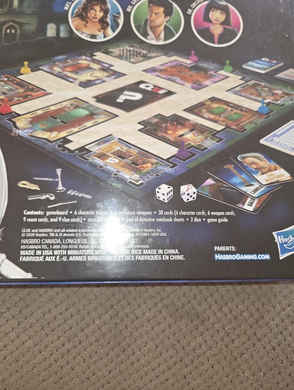 Clue Board Game, Mystery Game for Kids Ages 8 and Up, Family Games for 2-6 Playe - Picture 5 of 14